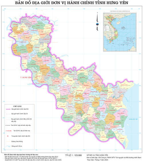 Bản đồ hành chính Xã Đông Hưng