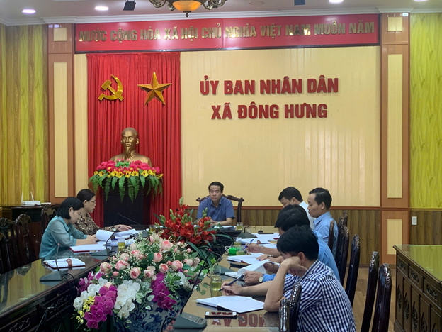 Thường trực HĐND xã Đông Hưng tổ chức phiên họp thường kỳ tháng 9.