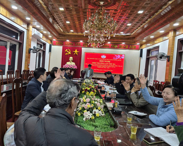 Ủy ban MTTQ Việt Nam xã Đông Hưng tổ chức Hiệp thương lần thứ 3