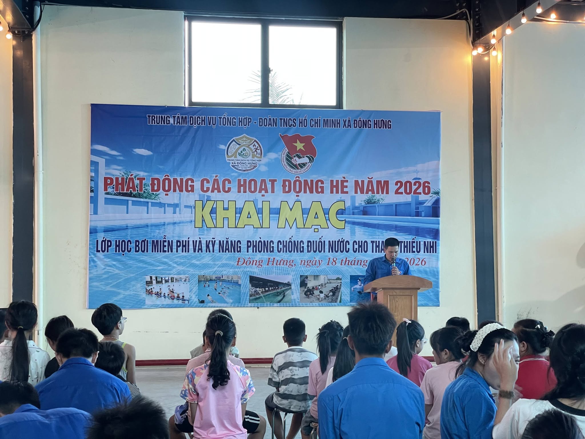 Sôi nổi các hoạt động hè năm 2026 tại xã Đông Hưng