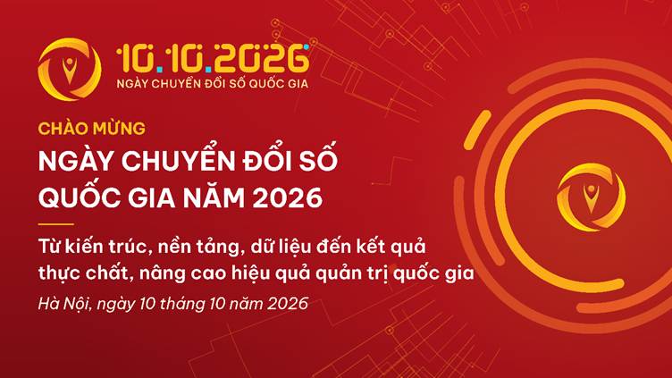 Đông Hưng hưởng ứng, lan tỏa bộ nhận diện Ngày Chuyển đổi số quốc gia năm 2026